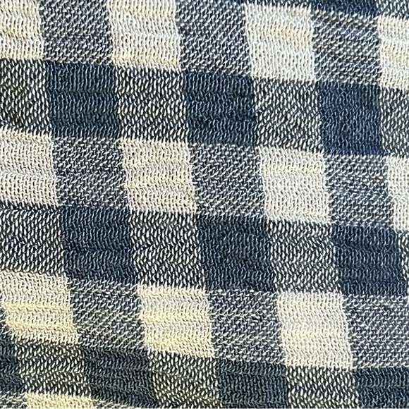 VICI Women’s Blue & White Gingham Midi Halter Sorority Graduation Dress Medium - Picture 13 of 14